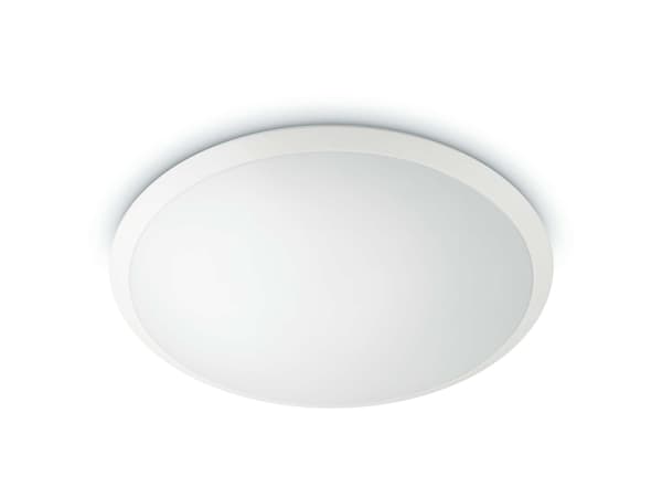 Philips Wawel-taklampe, 17 W, 1 ampuller, LED, Ikke-utskiftbare pærer, 1600 lm, IP20, Hvit Hvit