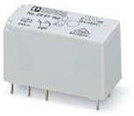 PHOENIX CONTACT Plug-in mini effektrelä, med strömkontakt, 2 växelkontakter, ingångsspänning 24 V DC