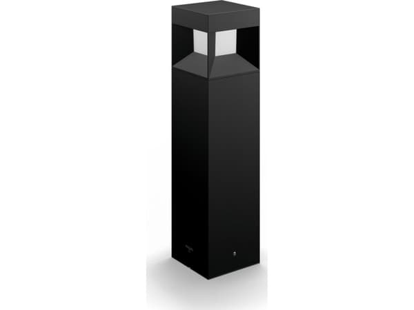 Philips myGarden Pylväsvalaisin, Ulkotilojen jalka-/tolppavalaistus, Musta, Alumiini, Synteettinen, IP44, Puutarha, Patio, II