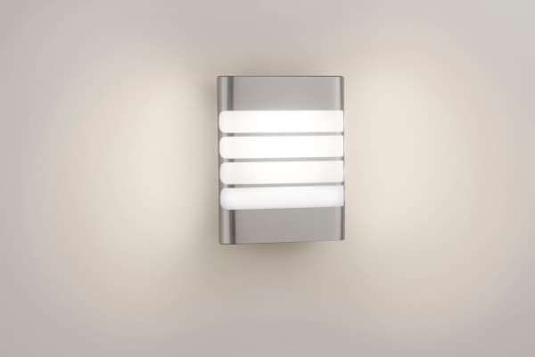 Philips myGarden Raccoon-vegglampe, 4 W, Vegglys, Rustfritt stål, Rustfritt stål, IP44, Hage, Terrasse, II