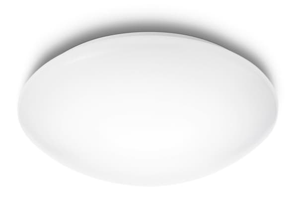 Philips myLiving Suede-taklampe, 12 W, 4 ampuller, LED, Ikke-utskiftbare pærer, 1100 lm, IP20, Hvit