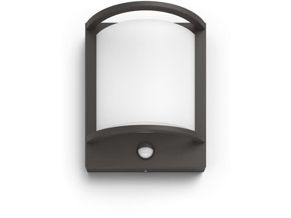 Philips myGarden Samondra vägglampa 12 W, Väggbelysning för utomhusbruk, Antracit, Vit, Gjuten aluminium, II, Modern, Contemporary Antracit, Vit