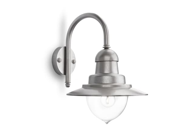 Philips myGarden Raindrop-vegglampe, 60 W, E27, ingen pære, Vegglys, Antrasitt, Aluminium, Syntetiske, IP44, Hage, Terrasse, I Antrasitt