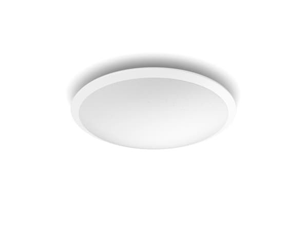 Philips Canaval-taklampe, 18 W, LED, Ikke-utskiftbare pærer, 1600 lm, IP20, Hvit Hvit