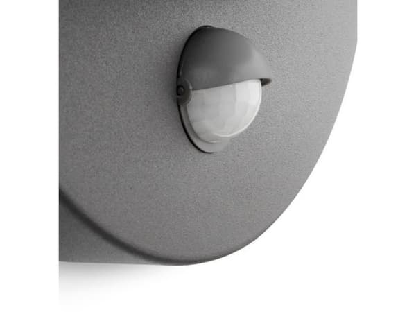 Philips myGarden June vägglampa 12 W E27 P45 ljuskälla medföljer inte, Väggbelysning för utomhusbruk, Svart, Gjuten aluminium, IP44, Fasad, Trädgård,