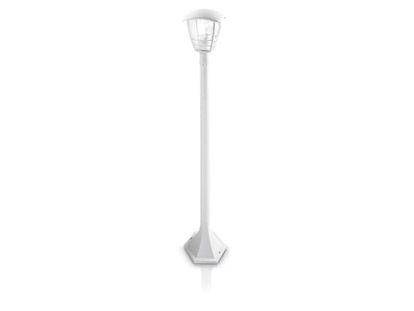 Philips myGarden Creek stolplampa 60 W E27 ljuskälla medföljer inte, Utomhus pelar-/stolpbelysning, Vit, Gjuten aluminium, IP44, Trädgård, Terass, I