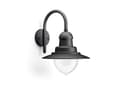 Miniatyrbilde 1 av 4: Philips myGarden Raindrop-vegglampe, 60 W, E27, ingen pære, Vegglys, Sort, Aluminium, Syntetiske, IP44, Hage, Terrasse, I
