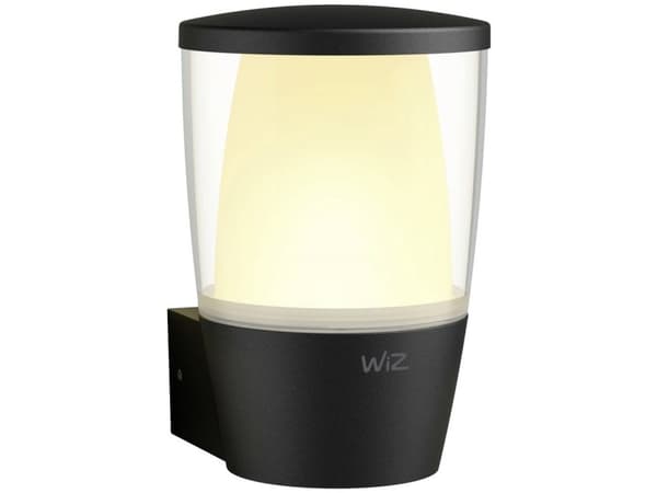 WiZ Seinävalaisin, Älyseinävalo, Musta, LED, Ei vaihdettavissa oleva hehkulamppu, 950 lm, 8,5 W