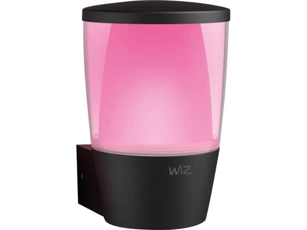 WiZ Seinävalaisin, Älyseinävalo, Musta, LED, Ei vaihdettavissa oleva hehkulamppu, 950 lm, 8,5 W