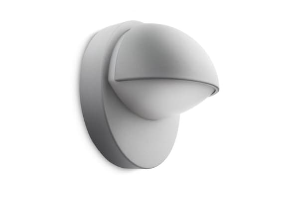 Philips myGarden June vägglampa 12 W E27 P45 ljuskälla medföljer inte, Väggbelysning för utomhusbruk, Grå, Gjuten aluminium, IP44, Trädgård, Terass,