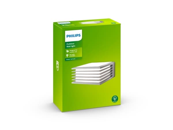 Philips myGarden Seinävalaisin, Seinävalaistus ulkotiloihin, Harmaa, Alumiini, IP44, Puutarha, Patio, II