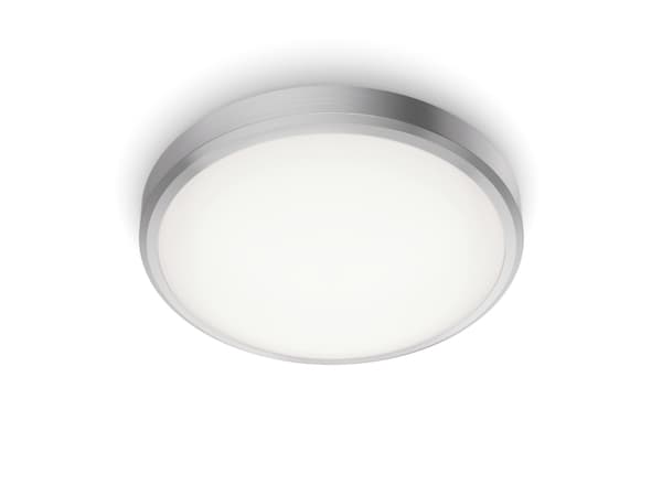 Philips Toiminnollinen Kattovalaisin, LED, Ei vaihdettavissa oleva hehkulamppu, 1700 lm, IP44, Nikkeli Nikkeli