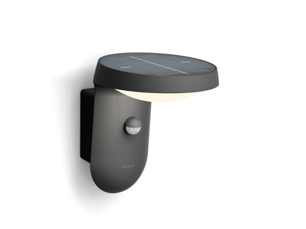 Philips Tyla vägglampa 1,2 W, Väggbelysning för utomhusbruk, Svart, IP44, Fasad, Modern, Trädgård, Terass Svart