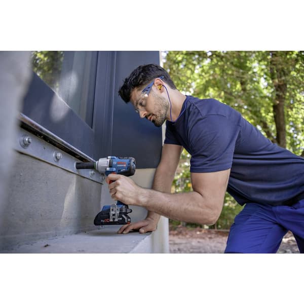 Bosch Professional GDS 18V-450 HC (solo, L-BOXX) 06019K4001 Mutterdragare batteri 450 Nm 18 V Antal batterier som ingår