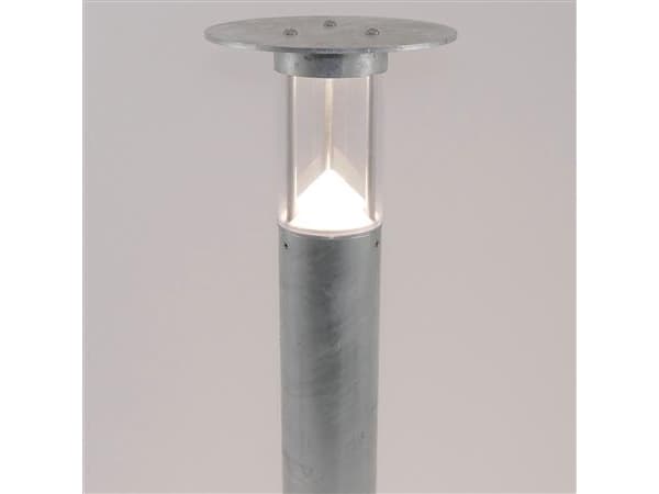 DeKaLED G5 pylväsvalaisin Ø133mm masto Galvanoitu LED DLM ES 18W 3K 1672Lm KL I w/earth 230V IP56 IK10 PROFESSIONAL
