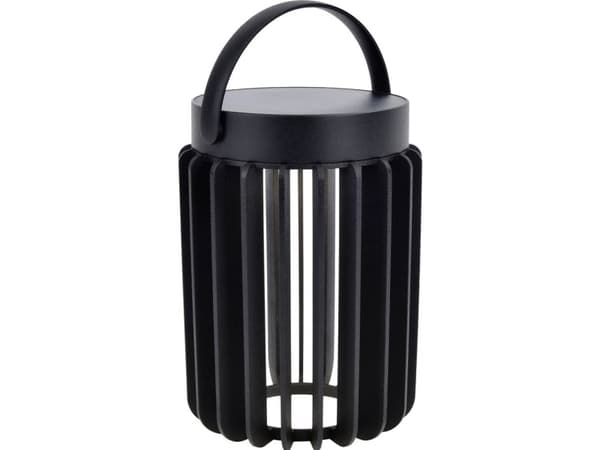 Lutec KOZY 6933701330 Aurinkopöytävalaisin 2,80 W Neutraali valkoinen musta