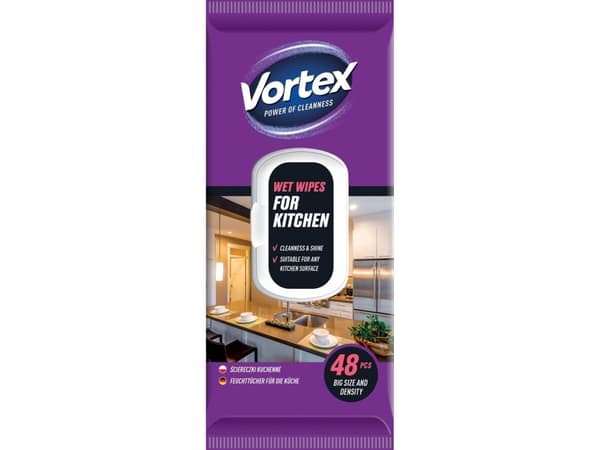 Wet Vipes Vortexfor Kitchen 48Pcs