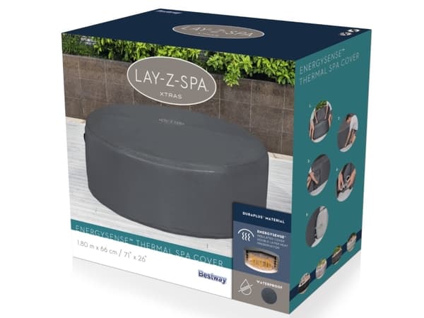 Bestway 60317 / 23, Allassuoja, Bestway, Harmaa, 1800 mm, 1800 mm, 660 mm