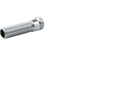 Excentrisk tilgangsstykke uden roset med afspærring 3/4"x1/2" længde 85 mm