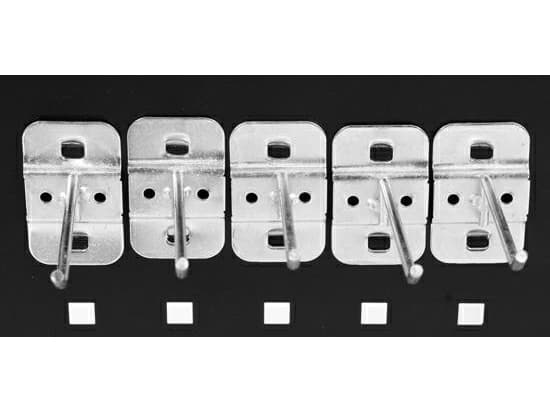 Yato YT-08937, Krokverktøyholder, Universell, Stål, Stål, 5 stykker