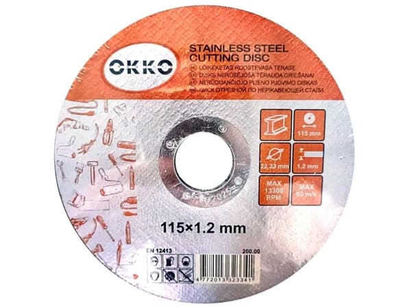 Cutting Discs 115X1.0 Okko