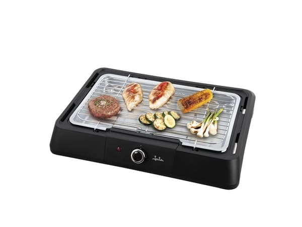 JATA JEBQ1001, 2200 W, Barbecue, Elektrisk, Grid, Sort, Rektangulær