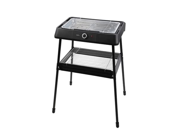 JATA JEBQ1001, 2200 W, Barbecue, Elektrisk, Grid, Sort, Rektangulær