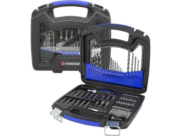 Falon-Tech FORSAGE borkrone DILLS + BITS sett. 75 stykker