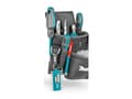 Pikkukuva 3 / 5: Makita E-15198, Nahka, Polyesteri, Musta, Harmaa, Sinivihreä, 145 mm, 260 mm, 270 mm, 510 g