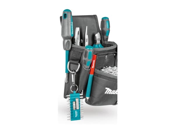 Makita E-15198, Nahka, Polyesteri, Musta, Harmaa, Sinivihreä, 145 mm, 260 mm, 270 mm, 510 g