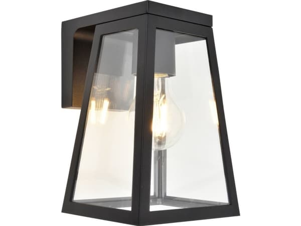 Lutec FIA 6990901012 Solar vägglampa utomhus med rörelsesensor 2.00 W Warm White Black