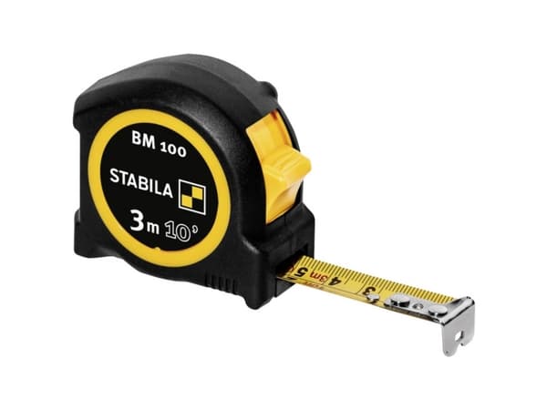 Stabila BM100cm+inch 19569 Målebånd 3 m ABS