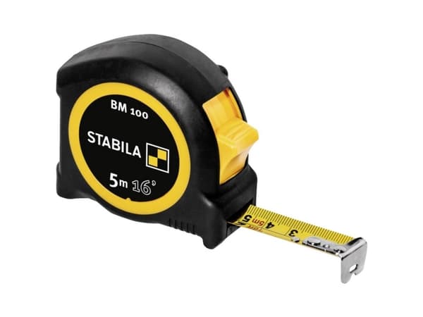 Stabila BM 100 cm+inch 19567 Målebånd 5 m ABS