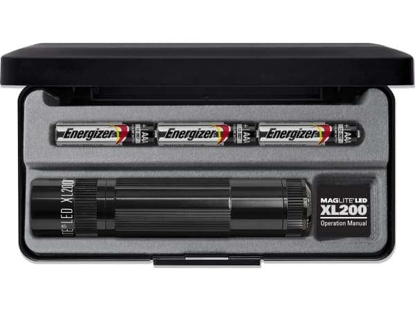 Maglite LED XL 200 musta sis. 3AAA ja laatikko