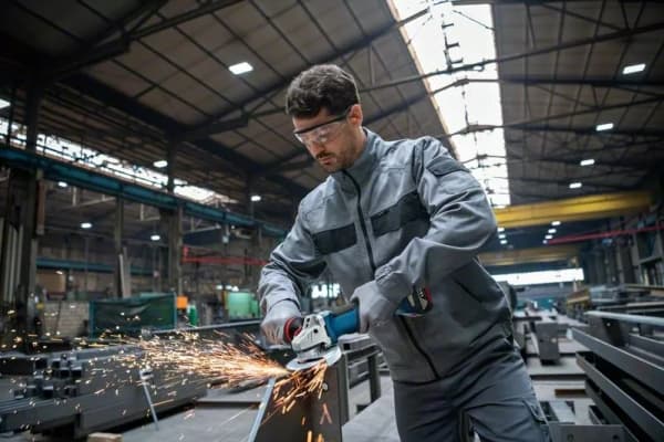 Bosch GWS 18V-10P PROFESSIONAL, 9000 RPM, 12,5 cm, Batteri, 1,9 kg, Børsteløs motor