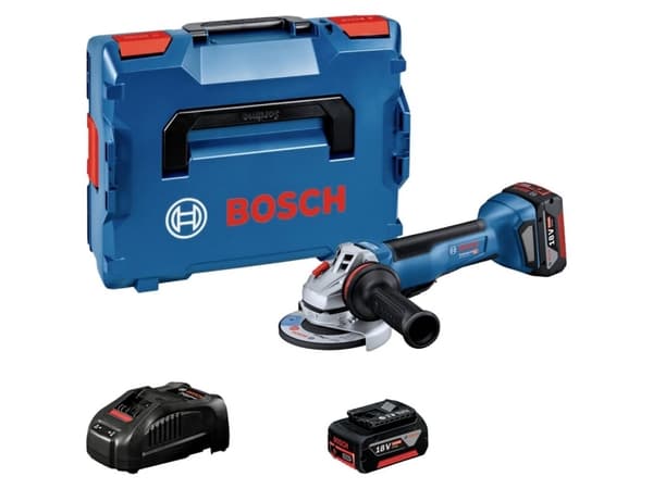 Bosch GWS 18V-10P PROFESSIONAL, 9000 RPM, 12,5 cm, Batteri, 1,9 kg, Børsteløs motor