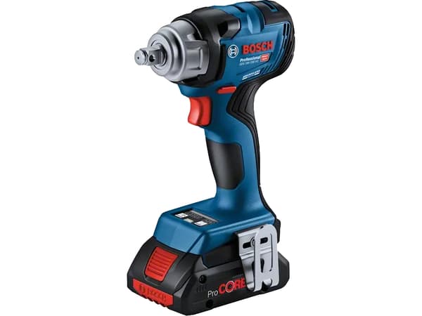 Bosch GDS 18V-330 HC PROFESSIONAL, Slagtrekker, Sort, Blå, Rød, 1/2", 2800 RPM, 560 Nm, 1200 RPM