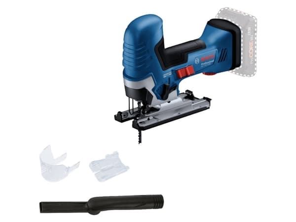 Bosch GST 18V-125 S PROFESSIONAL, Sylindergrep, Sort, Blå, Rustfritt stål, -45 - 45°, Aluminium, Stål, Tre, Børsteløs, 3500 spm - SOLO