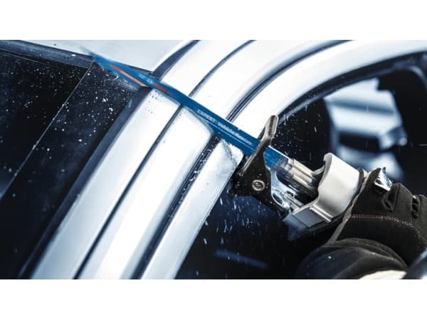 Bosch 2 608 900 381, Puukkosahanterä, Lasi, Terästä, Karbidi, Sininen, 17,5 cm, 3 mm