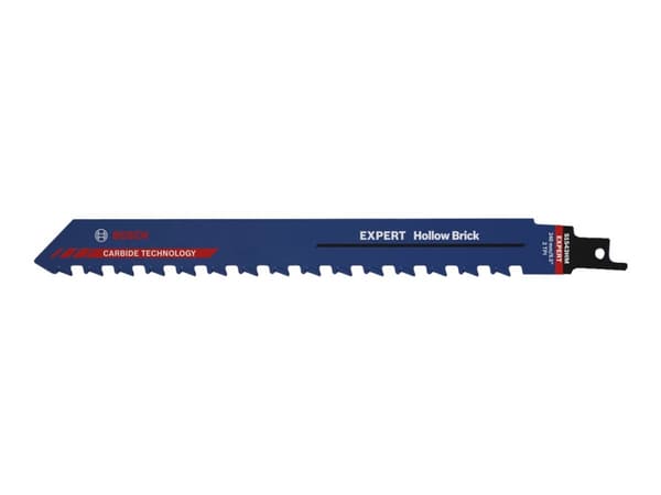 Bosch Expert 2 608 900 415, Puukkosahanterä, Tiili, Runsashiilinen teräs (HCS), Sininen, 19 cm, 1,27 cm