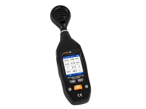 PCE Instruments Luftkvalitet (VOC)-måleapparat Luftfugtighed, Temperatur, VOC, Finstøv med USB-interface, med temperaturmålefunktion