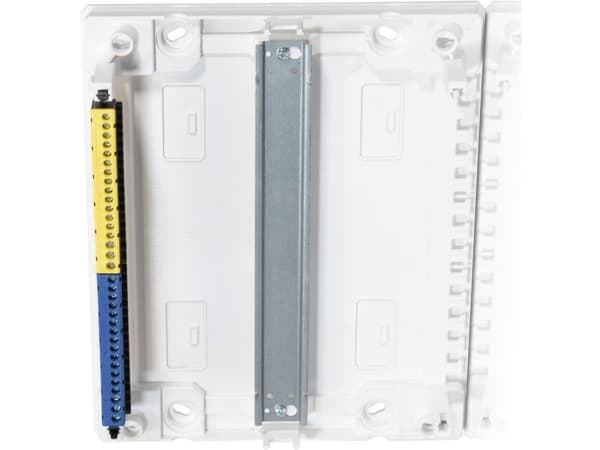 F-Tronic 7220208 VISION12+2ST Pieni jakelukeskus Pinta-asennettava Jakojakojen lukumäärä = 14 Rivien lukumäärä = 1 Sisältö 1 kpl 1 kpl