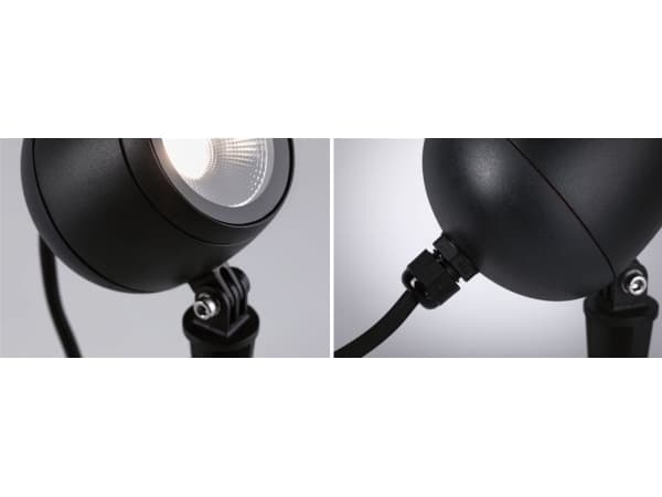 Paulmann 94775, Gulvlys, Antrasitt, Aluminium, Plast, IP65, Hage, III