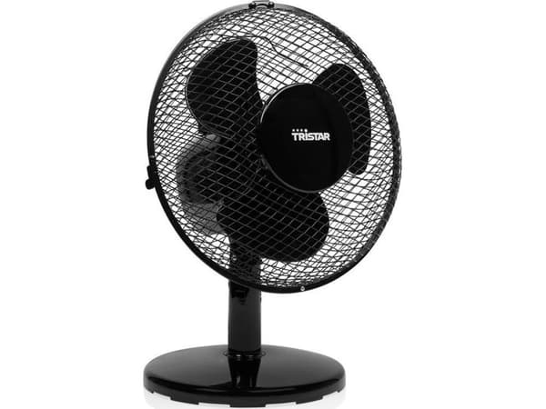 Tristar VE-5722, Husholdningsvifte, Sort, Bord, Plast, Polypropylen (PP), 48,65 dB, 1 m³