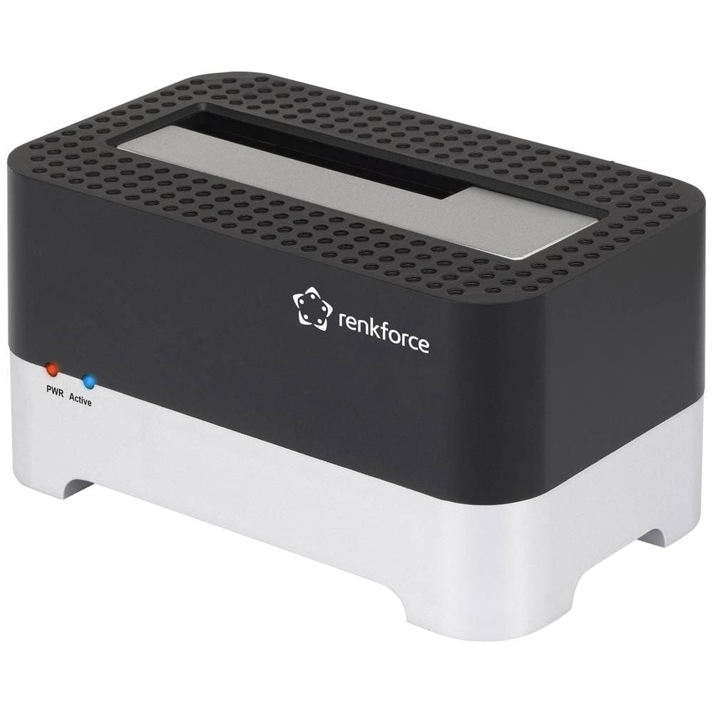 Renkforce RF-DOCKING-01 USB 3.2 Gen 1 (USB 3.0) SATA 1 Port HDD-dockningsstation