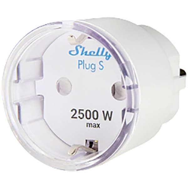 Shelly Plus Plug S Vägguttag Wi-Fi, Bluetooth