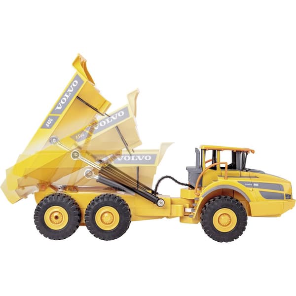 RC Funktionsmodell nybörjare 1:20 Carson Modellsport 1:20 Muldenkipper Volvo A40G 100% RTR 907669 Elektrisk 100% RtR