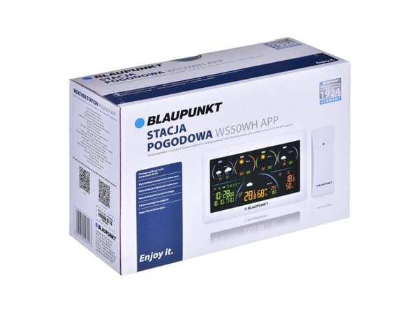 BLAUPUNKT Værstasjon med 1 utesensor WS50WH APP