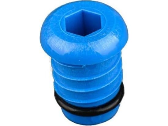TI Group Vuototestitulppa PEX-putkelle 20x2.0mm sininen
