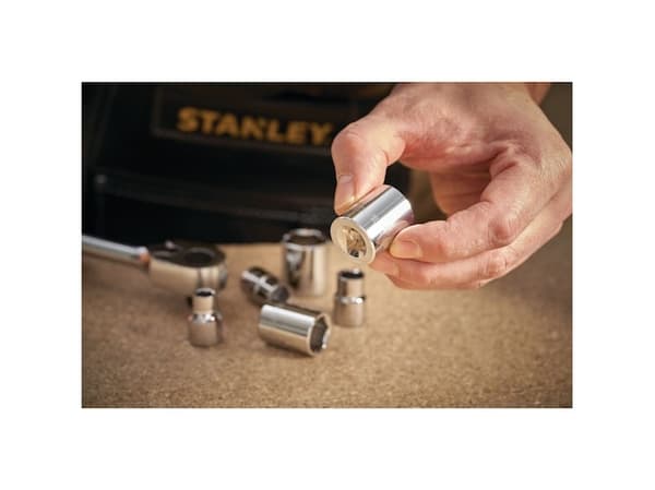 Stanley STMT86315-0, Uttag, 3/8", Brittiska standardmått, 1 huvuden, 20 mm, Krom